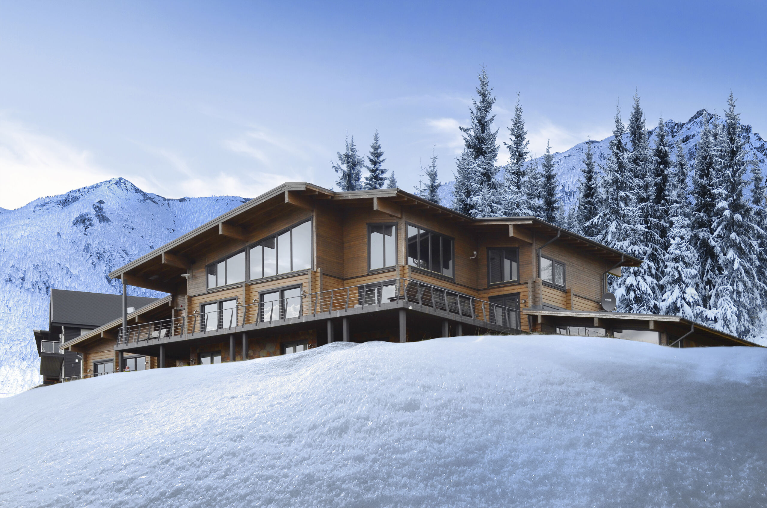 Mountain Ski House – Wood House